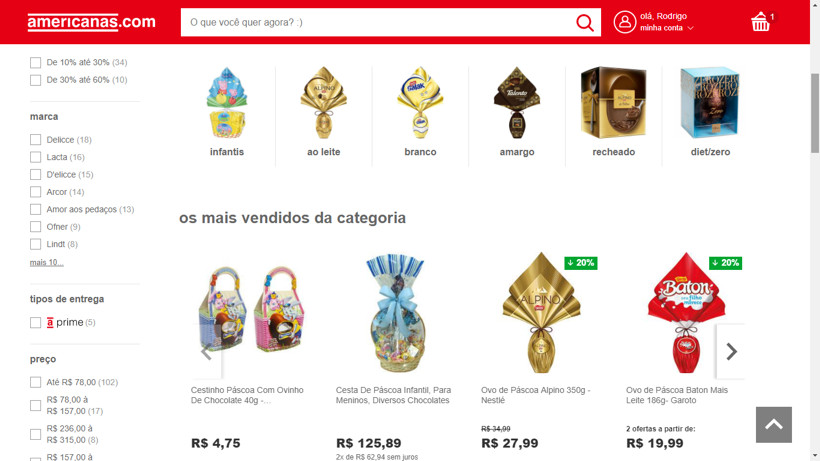 E-commerce fatura 377% a mais com a Páscoa - Núcleo de Varejo